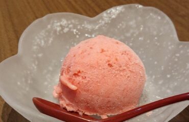 自家製いちごシャーベット