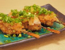 鮪串カツおろしポン酢